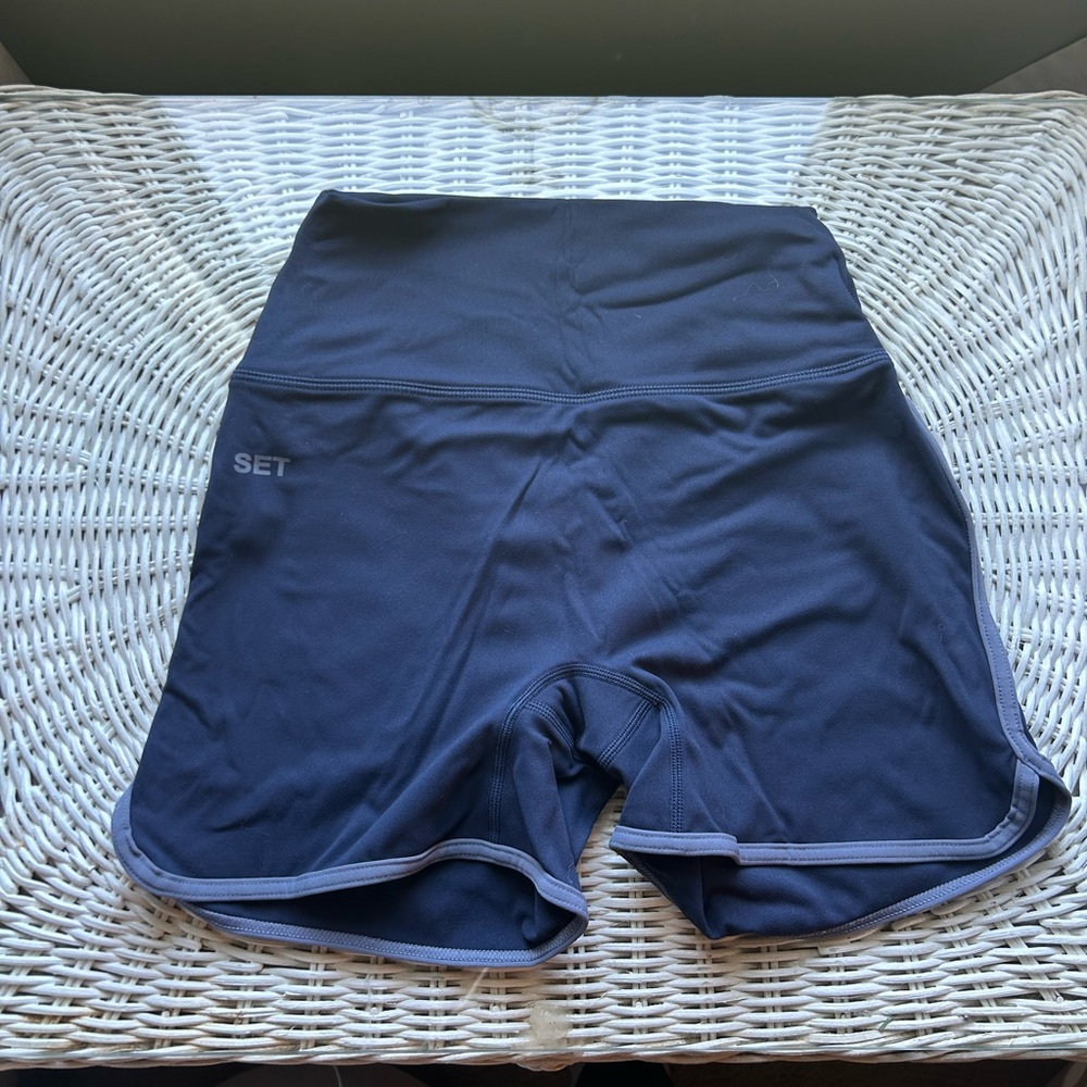 SET Active Women's Bike Shorts - Navy Blue